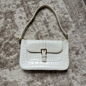 By far white shoulder bag